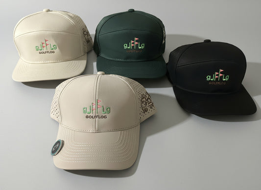 G-Hat1: Original FlatBill & SnapBack Hats by GOLFFLOG™
