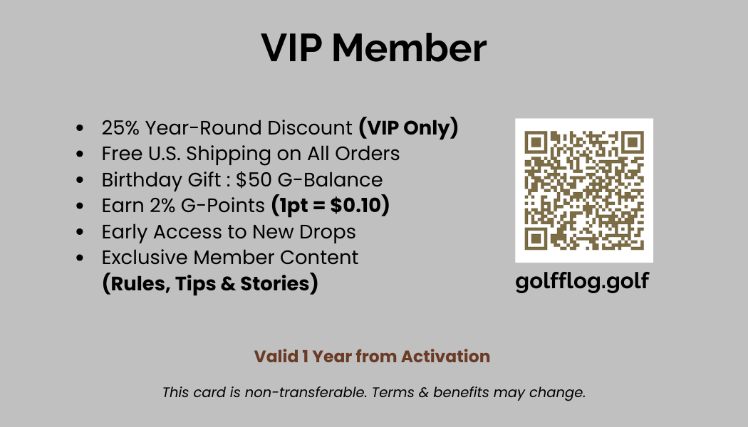 GOLFFLOG™ - VIP Membership