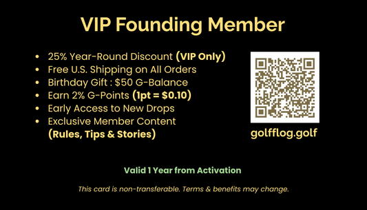 GOLFFLOG™ - VIP *FOUNDING* Membership