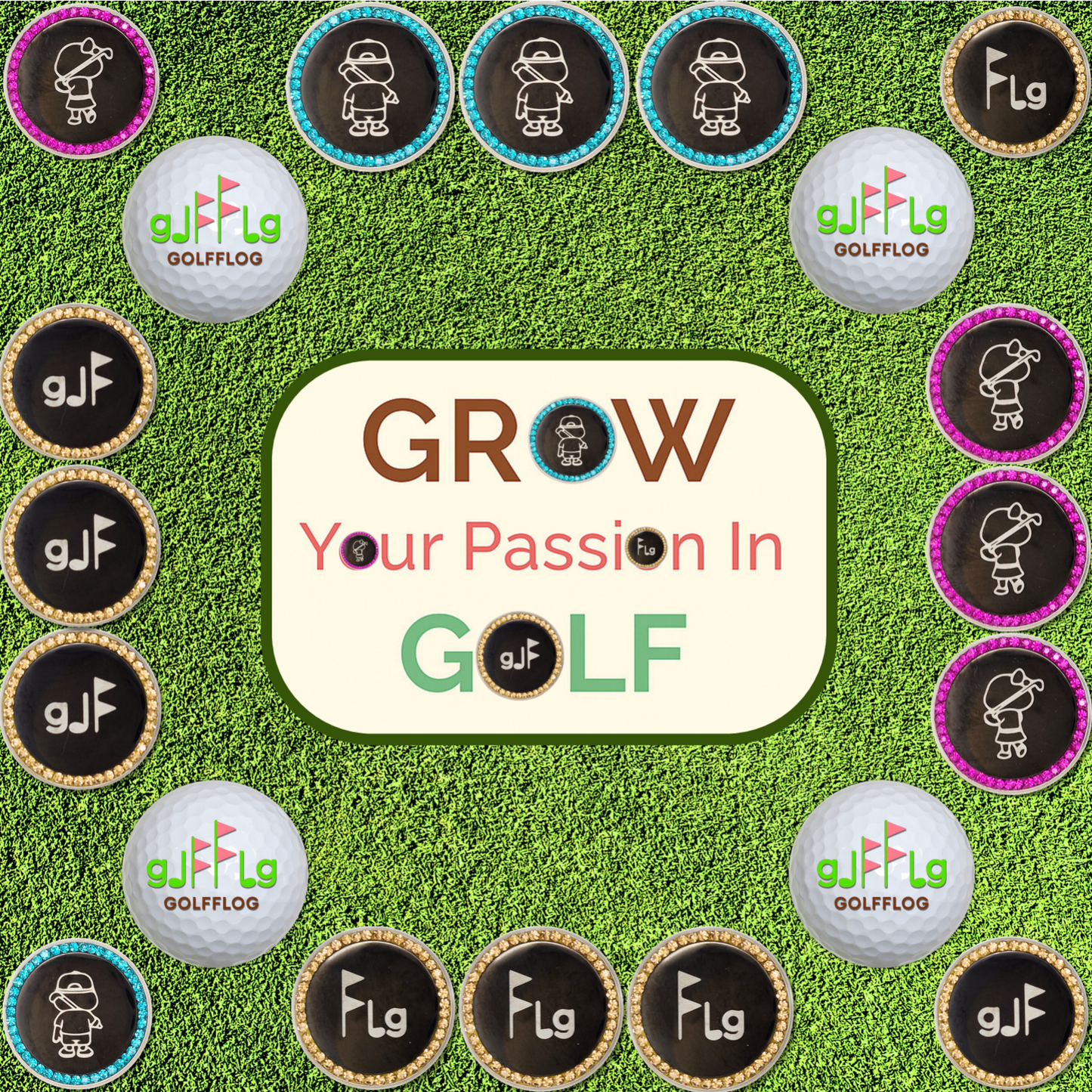 GOLFFLOG™ – Lucky Coin Ball Markers