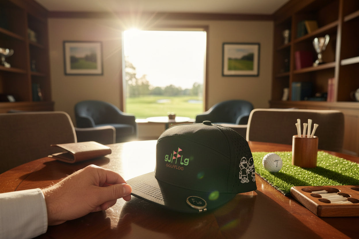 G-Hat1: Original FlatBill & SnapBack Hats by GOLFFLOG™