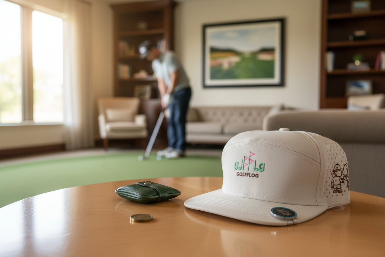 G-Hat1: Original FlatBill & SnapBack Hats by GOLFFLOG™