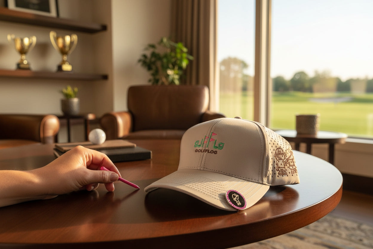 G-Hat1: Original FlatBill & SnapBack Hats by GOLFFLOG™